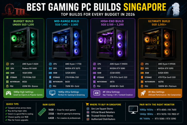 Best Gaming PC Builds Singapore