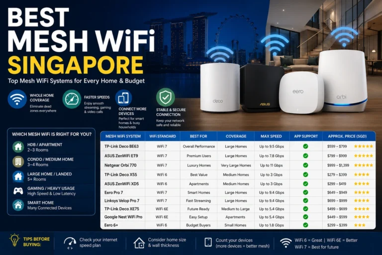 Best Mesh WiFi Singapore