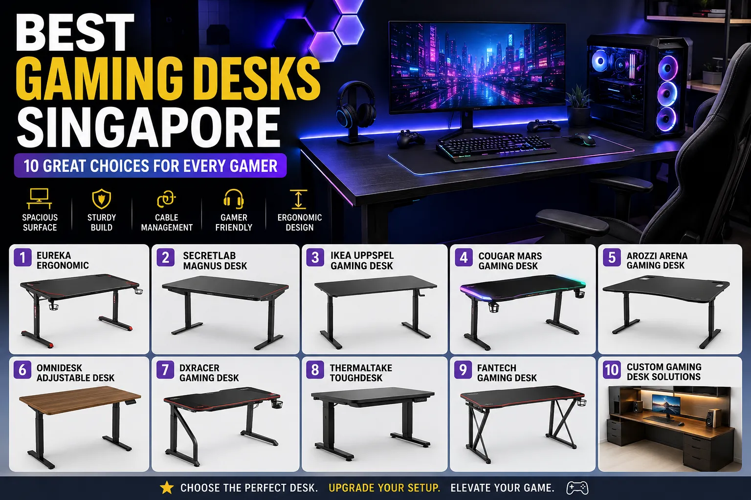 Best Gaming Desks Singapore