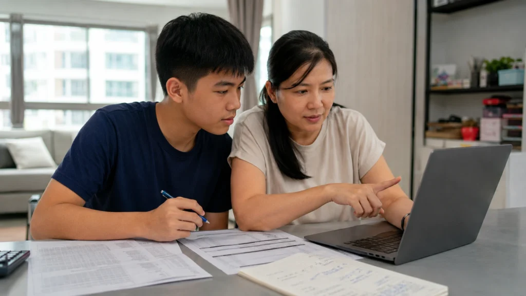 Singapore student comparing JC choices using net L1R5 score