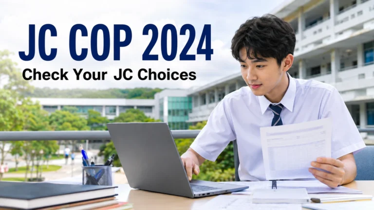 JC cut off points 2024 Singapore Junior College admissions