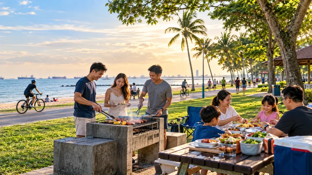 BBQ and picnic at East Coast Park Singapore