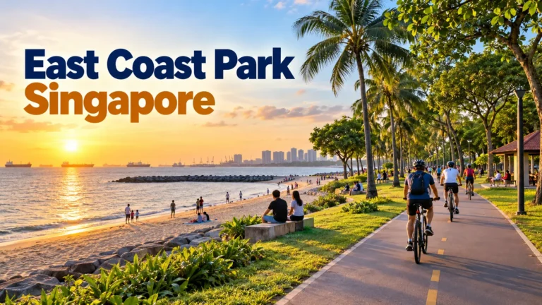 East Coast Park Singapore coastal park and cycling area