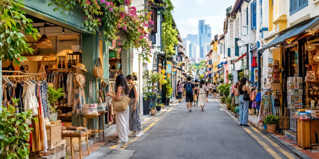 Haji Lane shops and independent boutiques in Singapore
