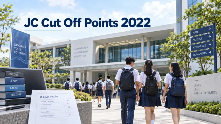 JC Cut Off Points 2022 for Singapore junior colleges