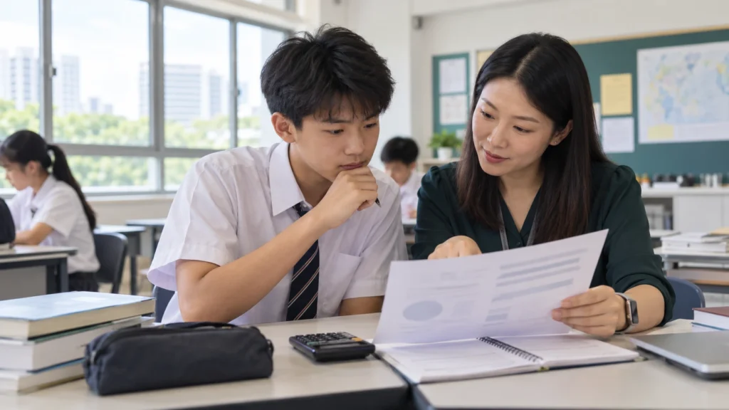 Student understanding Net L1R5 for JC admission in Singapore