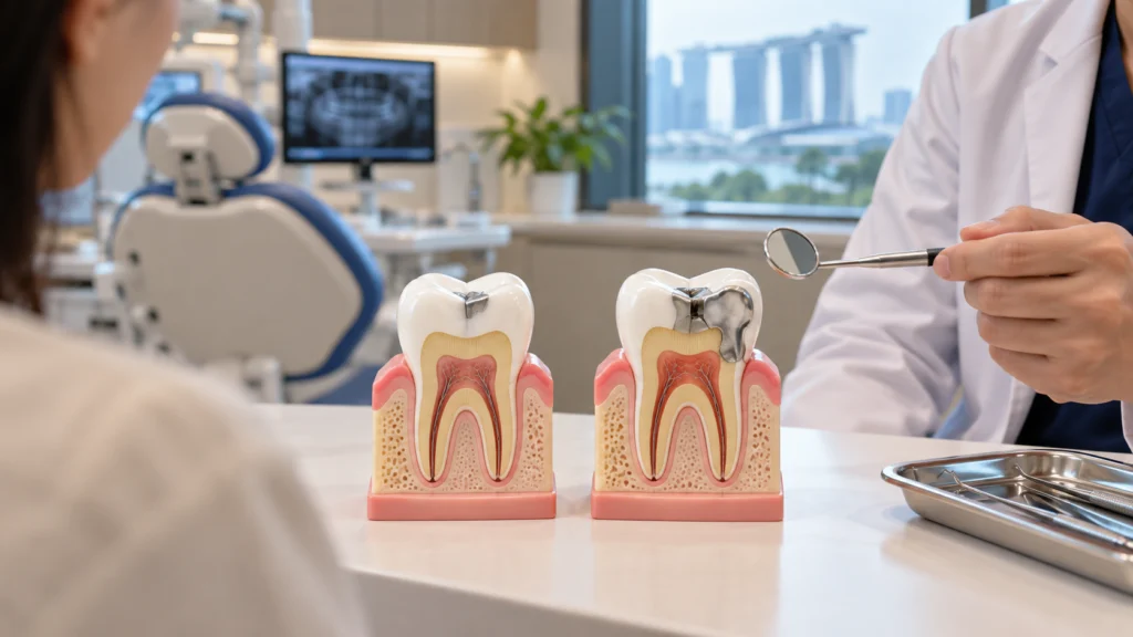 Simple and complex tooth filling comparison in Singapore dental care
