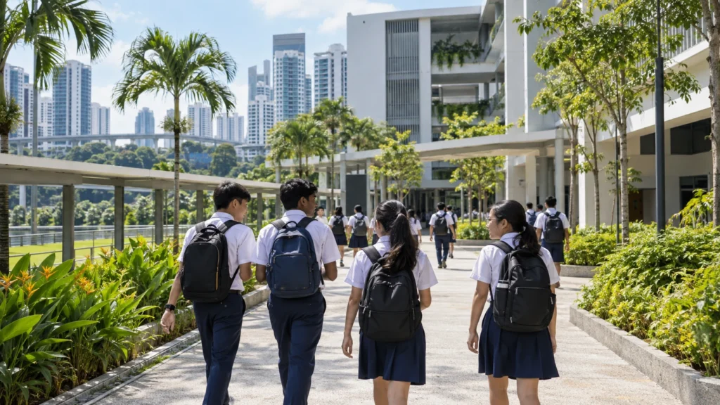 Singapore secondary school campus for S1 school selection