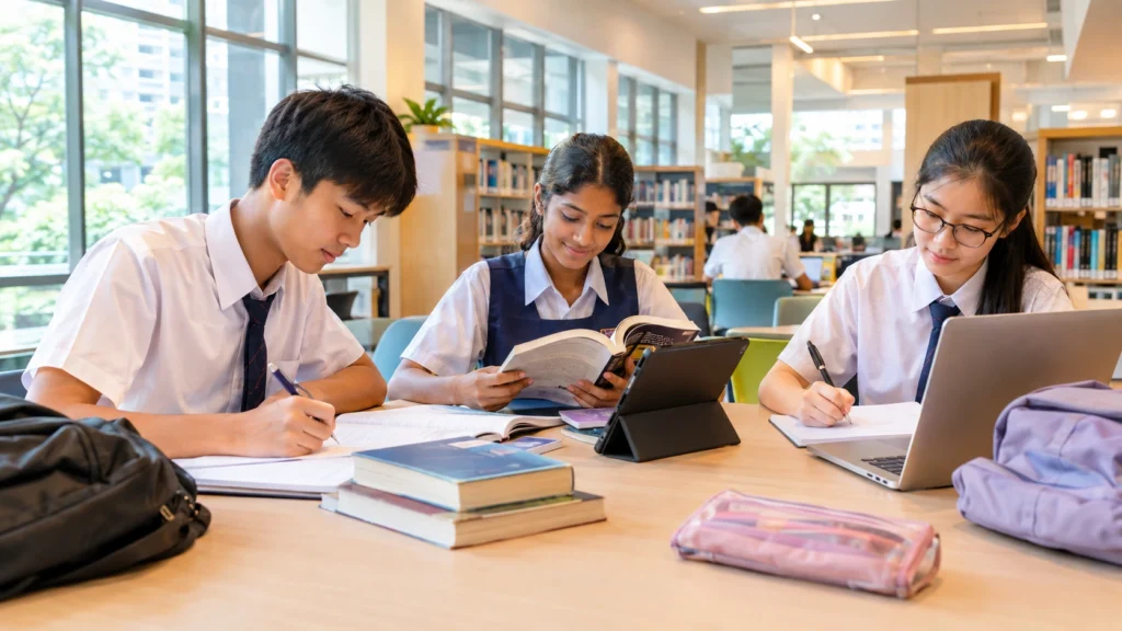 Singapore students representing secondary school Posting Groups