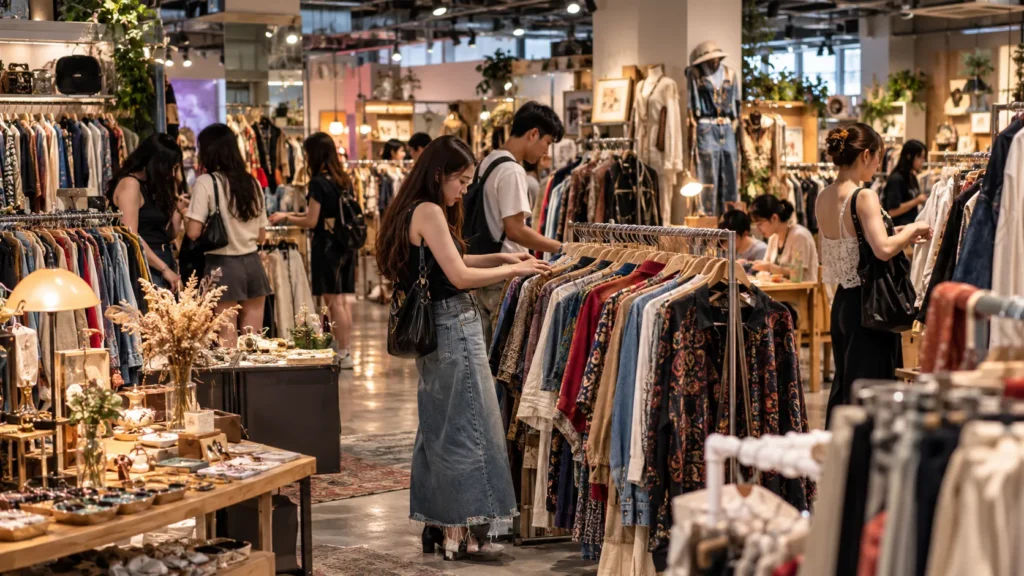 Bugis Street Level 2 thrift shopping and local fashion