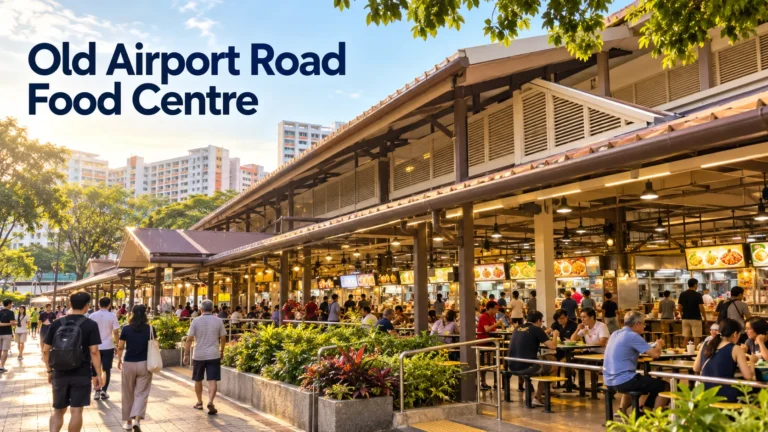 Old Airport Road Food Centre Singapore exterior and hawker centre