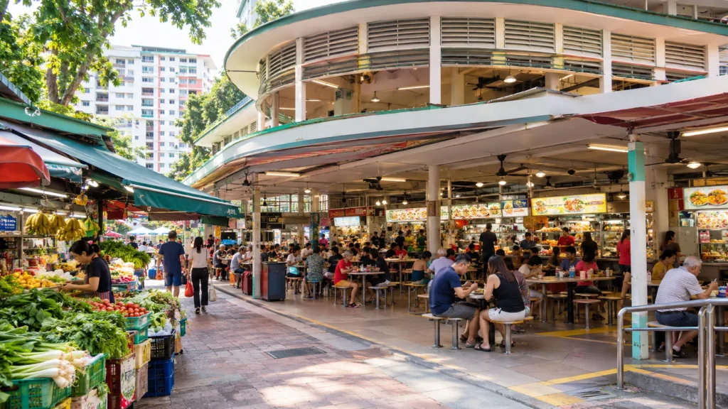 Tiong Bahru Market and Food Centre in Singapore